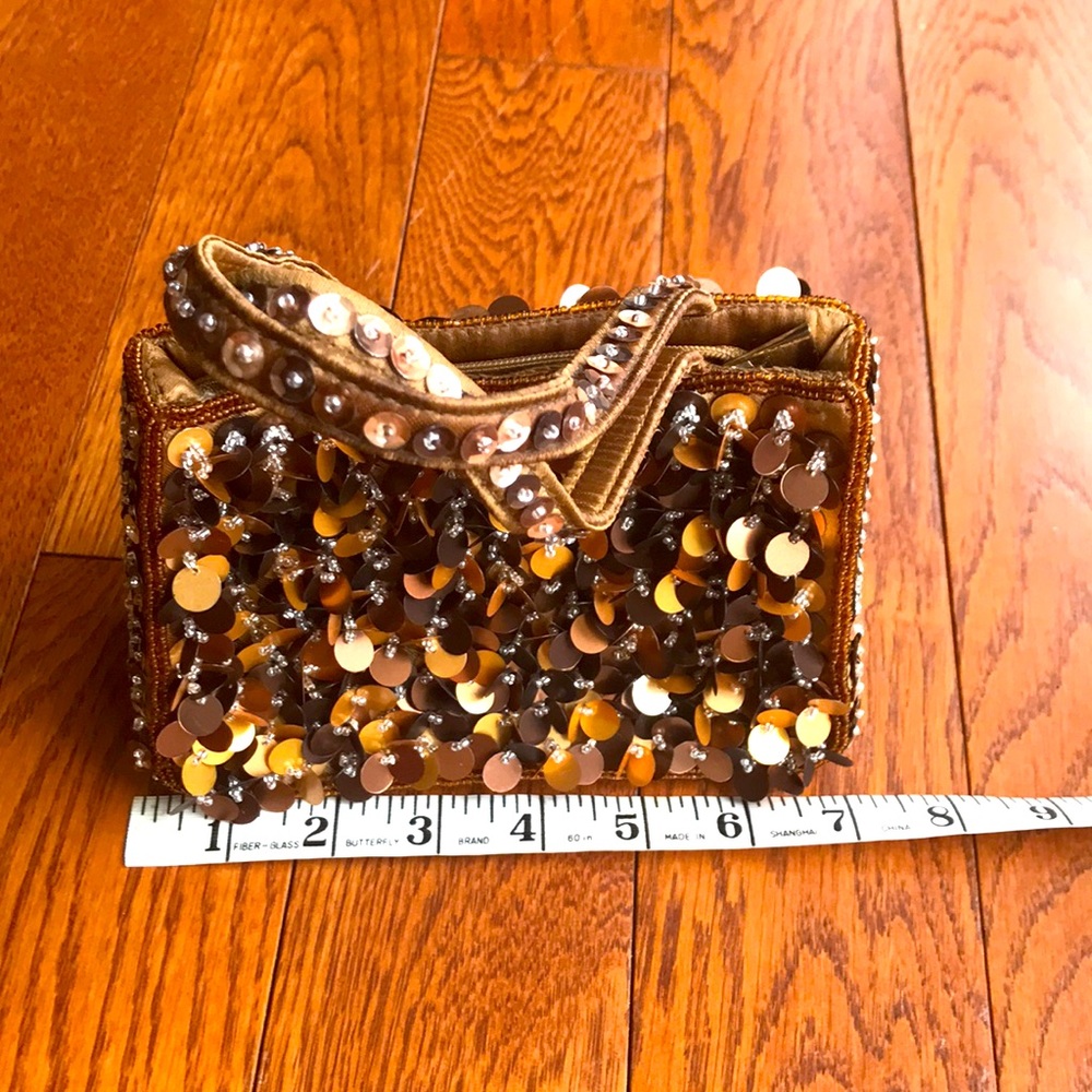 Bronze evening purse